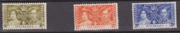 Seychelles, 1937, SG 132 - 134, Mint Hinged - Seychellen (...-1976)