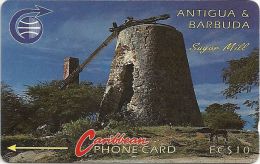 Antigua & Barbuda - Sugar Mill, 6CATA, 1992, 10.000ex, Used - Antigua Et Barbuda