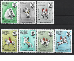 1967 ADEN KATHIRI State Of  Seiyun 150A-56A ** Chevaux , Série Complète - Autres & Non Classés