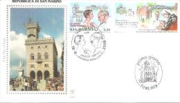 81263)F.D.C  EMISSIONE CONGIUNTA -SAN MARINO-ORDINE DI MALTA 19-6-2006 - Storia Postale