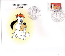 Lettre 1er Jour Journee Du Timbre  17 Rochefort (2008) - Andere & Zonder Classificatie