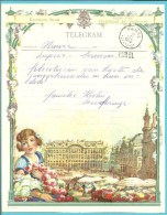 TELEGRAMME Afgegeven Te PAMEL 12/11/47 - (griffe De Fortune) Naamstempel Als Noodstempel Na De Oorlog!! Rare ! - Other & Unclassified