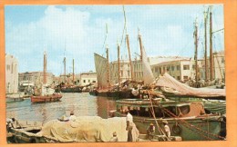 Bridgetown Barbados BWI Old Postcard Mailed To USA - Barbades