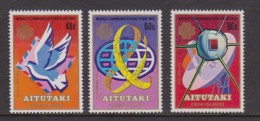 Aitutaki 1983 Communication Year Set 3 MNH - Aitutaki