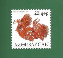 AZERBAIJAN 2012 - Year Of The Dragon - MNH ** - Chinese New Year - As Scan - Azerbaïdjan