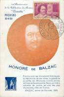 Honoré De Balzac  Yv 438  Oblitération «Exposition Blazac - Provins 1950» - 1930-1939