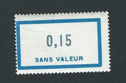 EB011c -  0,15 Sans Valeur - Neuf Sans Charnière - Ficticios