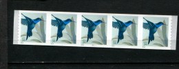291975117 USA  POSTFRIS MINT NEVER HINGED POSTFRISCH EINWANDFREI SCOTT 4858 Strip Plaatnr P11111 Wildlife Hummingbird - Unused Stamps