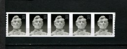 291979317 USA  POSTFRIS MINT NEVER HINGED POSTFRISCH EINWANDFREI SCOTT 4861 Strip Van 5 Abraham Linooln - Unused Stamps