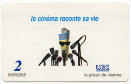 FRANCE CARTE UGC 2 PLACES Numérotée Oct 1995 - Entradas De Cine