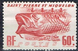 ST. PIERRE & MIQUELON  # STAMPS FROM YEAR 1947  STANLEY GIBBONS  365* - Usati