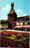 Delcampe - TURCKHEIM PORTE DE FRANCE ,NID DE CIGOGNE ,RESTAURANT MULLER ET SES POMPES A ESSENCE,RESTAURANT DES CIGOGNES , REF 41349 - Turckheim