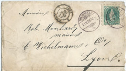 LETTRE DE 1886 AVEC CACHET DE FRAUENFELD - Briefe U. Dokumente