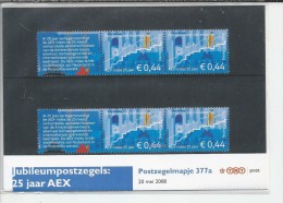 Pz.- Nederland Postfris PTT Mapje Nummer 377 A-b-c-d-e - 20-05-2008 - Jubileumpostzegels: AEX, Bruna, ANWB, ECB, KNAW. - Neufs