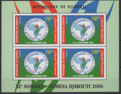 Djibouti Dschibuti 2006 Bloc Souvenir Sheet Block Kleinbogen Sommet COMESA Summit Mi. 809 - Yibuti (1977-...)