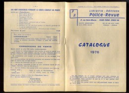 - POLICE REVUE . CATALOGUE 1976 . - Police & Gendarmerie