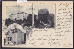 Gruss Aus Sarnen : Gymnasium, Hexenturm, Rathaus - 1901 (13´155) - Sarnen