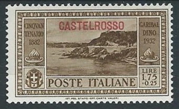 1932 EGEO CASTELROSSO GARIBALDI 1,75 LIRE MH * - G034 - Castelrosso