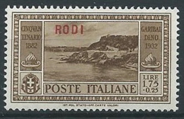 1932 EGEO RODI GARIBALDI 1,75 LIRE MNH ** - G039 - Aegean (Rodi)