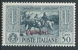 1932 EGEO SCARPANTO GARIBALDI 30 CENT MH * - G040 - Egeo (Scarpanto)