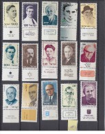VERY INTERESTING COLLECTION OF STAMPS OF ISRAEL  WITH TAB  MNH - Collections, Lots & Séries