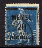 Memel 1920 Mi 20, Gestempelt [261214XI] - Memel (Klaipeda) 1923