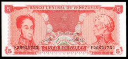 VENEZUELA: 5 Bolivares - 1989 FDS - Venezuela