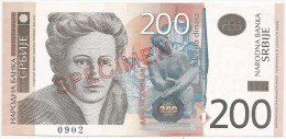 Serbia 200 Dinara 2005. UNC SPECIMEN - Servië