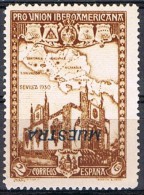 Sello MUESTRA  2 Cts Urgente Pro Union Iberoamericana, Variedad, Num 567M * - Unused Stamps