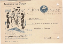 Portugal & Bilhete Postal Conheça Os Seus Prosadores, Enterro De Albuquerque Em Goa, Santarém, Lisboa  1949 (101) - Storia Postale