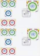 United Nations Vienna 2001 50Y Uno 2v 2 Maximum Cards (18901) - Maximum Cards