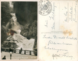 AK Salzburg 5640 Bad Gastein Badgastein Mittlerer Wasserfall Feldpost 1942 Österreich Austria Field Post Service - Bad Gastein