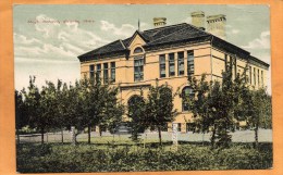 High School Souris Manitoba 1908 Postcard - Other & Unclassified