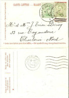 Carte-lettre De Type Pellens Ayant Servi De Support - Fortune Cancels (1919)