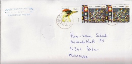 Portugal Cover With Painting Stamp - Oblitérés