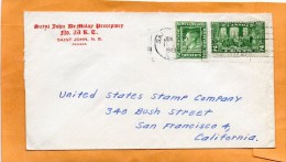 Newfoundland 1949 Cover Mailed To USA - 1908-1947