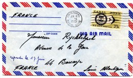 Lettre De Cristobal_canal Zone_(12.06.1970) Pour Bouaye - Kanalzone