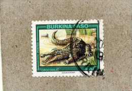 BURKINA FASO : Crocodile - Reptile -  Saurien - - Burkina Faso (1984-...)