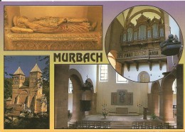 68. CPSM. Haut-Rhin. Murbach. Abbaye De Murbach, Multivues - Murbach