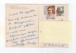 Dec14  67201     Timbre Sur Carte Postale     Nazare - Maximum Cards & Covers