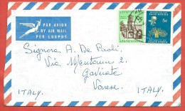 SUDAFRICA - BUSTA VIAGGIATA - 1964 POSTA AEREA - ANN. 1964 MANDINI - Cartas & Documentos