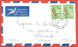 SUDAFRICA - BUSTA VIAGGIATA - 1963 POSTA AEREA - ANN. 1963 MANDINI - ANN. VERSO GAVIRATE 1963 - Briefe U. Dokumente