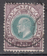 Natal    Scott No   89    Used   Year  1902     Wmk 2 - Natal (1857-1909)