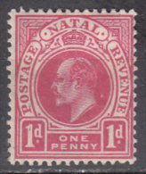 Natal    Scott No   102    Unused Hinged   Year  1904     Wmk 3 - Natal (1857-1909)