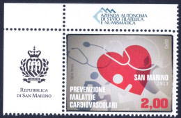 2013 SAN MARINO "MALATTIE CARDIOVASCOLARI" SINGOLO MNH* - Nuevos