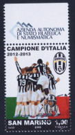 2013 SAN MARINO "JUVENTUS CAMPIONE D´ITALIA 2012/2013" SINGOLO ANNULLO PRIMO GIORNO - Used Stamps