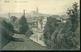 Weida Blick Auf Das Schloss Häuser 29.10.1907 - Weida