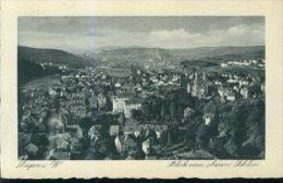 Siegen Westfalen Blick Vom Oberen Schloss Rahmen Sw Um 1920 - Siegen