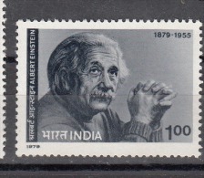 INDIA, 1979,  Birth Centenary Of Albert Einstein,  MNH, (**) - Albert Einstein
