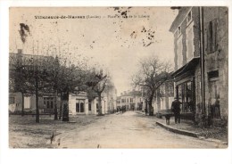 C P A--40--VILLENEUVE DE MARSAN--place Et Rue De La Liberté--voir 2 Scans - Villeneuve De Marsan